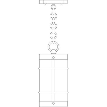 Arroyo Craftsman 7" Valencia Pendant - No Roof, Bronze, Tan Glass VH-7NRTN-BZ